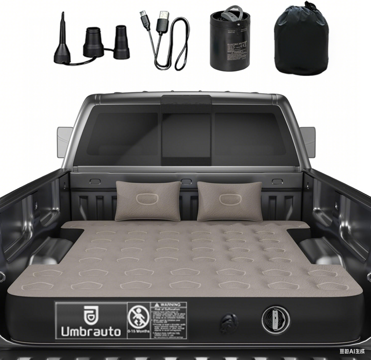 5.5-5.8ft | 6-6.5ft Toyota Short Truck Bed Air Mattress 1.0