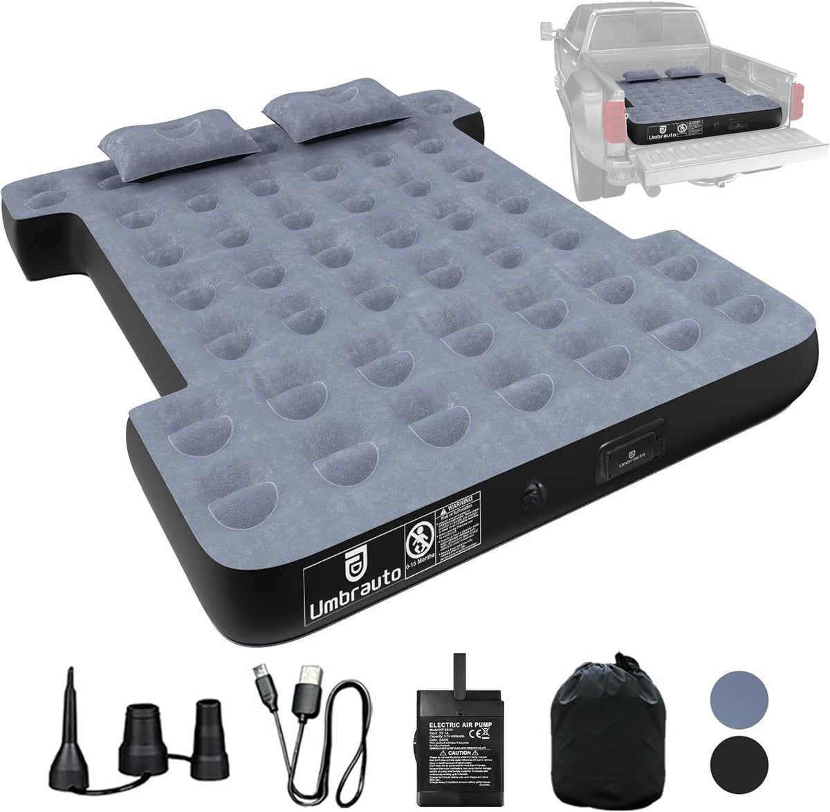 5.5-5.8ft | 6-6.5ft Toyota Short Truck Bed Air Mattress 1.0