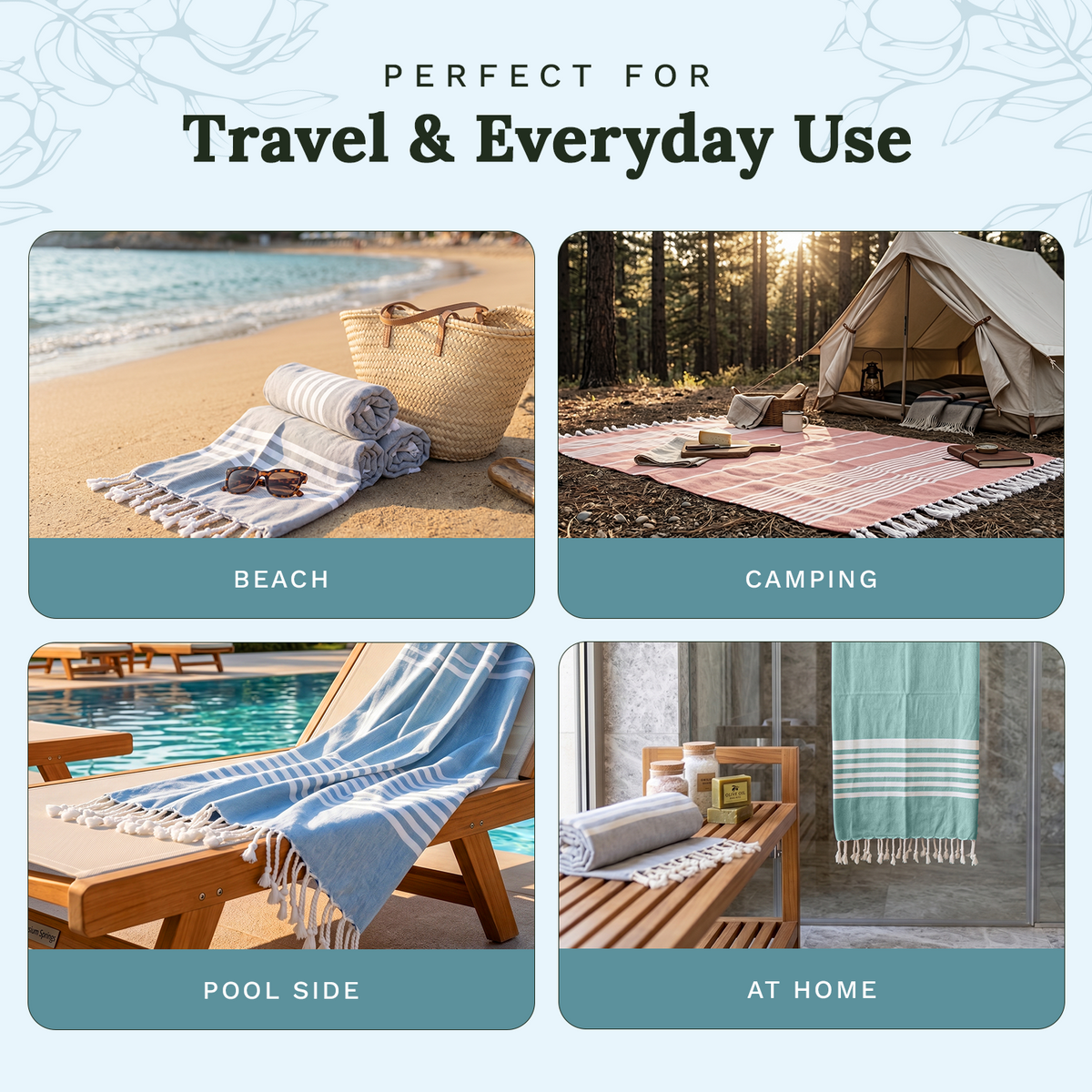Turkish Cotton Beach Towel