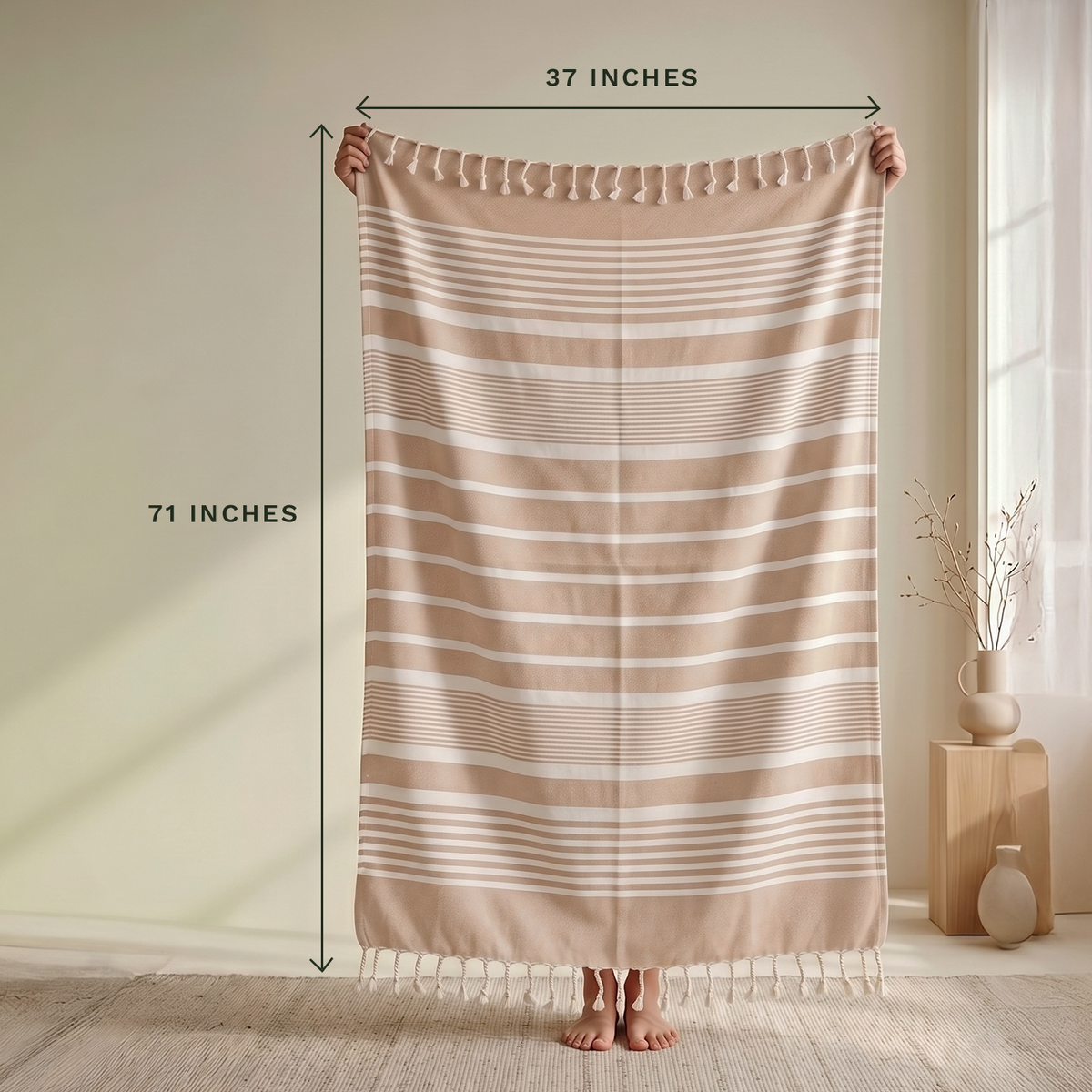 Turkish Cotton Beach Towel