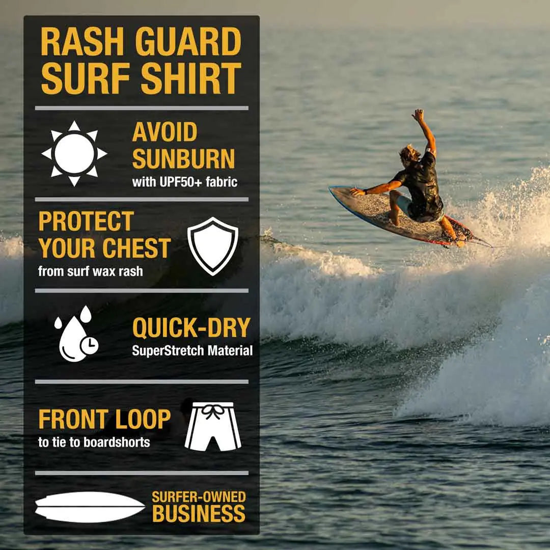 UPF 50+ Surf Rash Guard