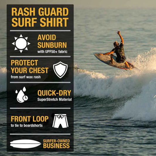 UPF 50+ Surf Rash Guard