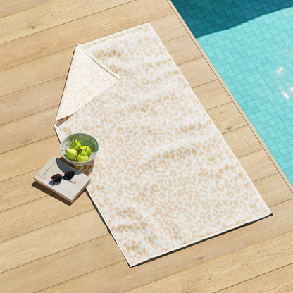 Cotton Velour Beach Towel Set