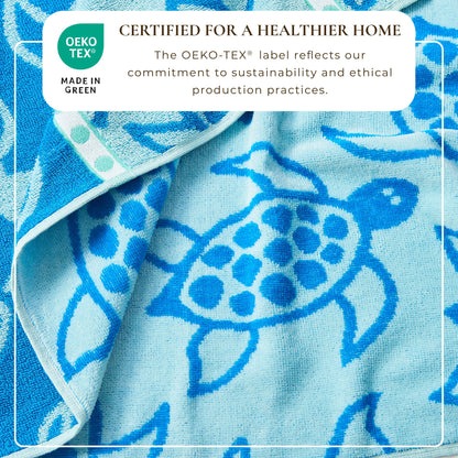 Cotton Velour Beach Towel Set