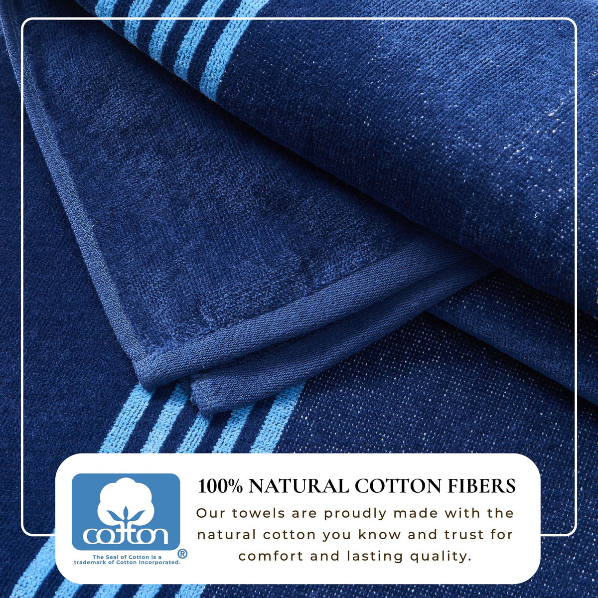 Cotton Velour Beach Towel Set