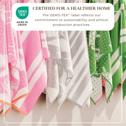 Cotton Velour Beach Towel Set