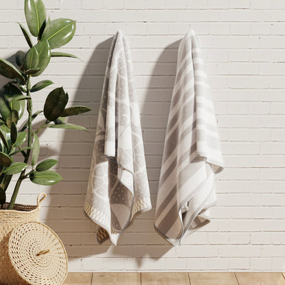 Cotton Velour Beach Towel Set