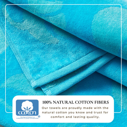 Cotton Velour Beach Towel Set