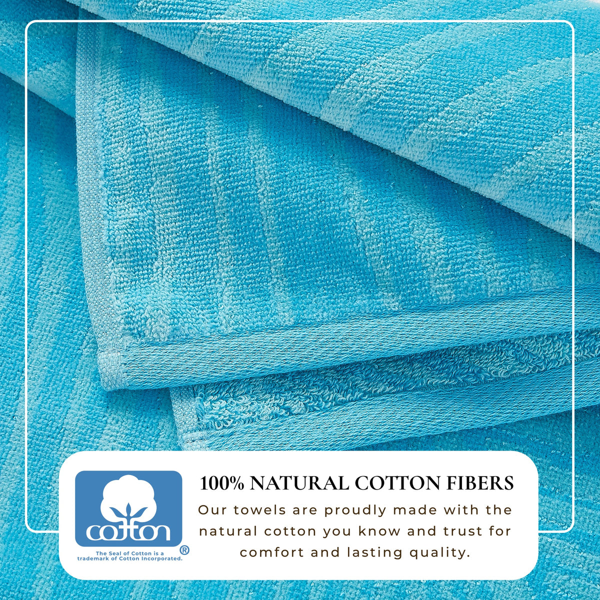 Cotton Velour Beach Towel Set