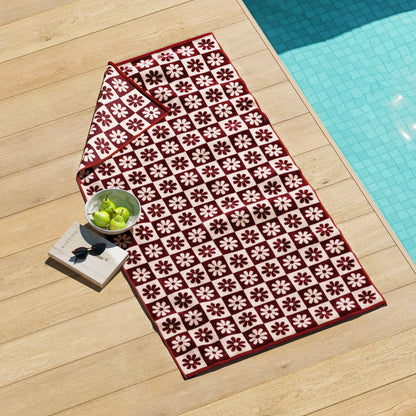 Cotton Velour Beach Towel Set