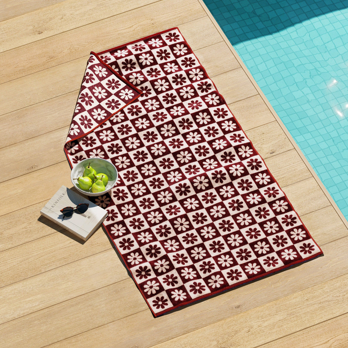 Cotton Velour Beach Towel Set