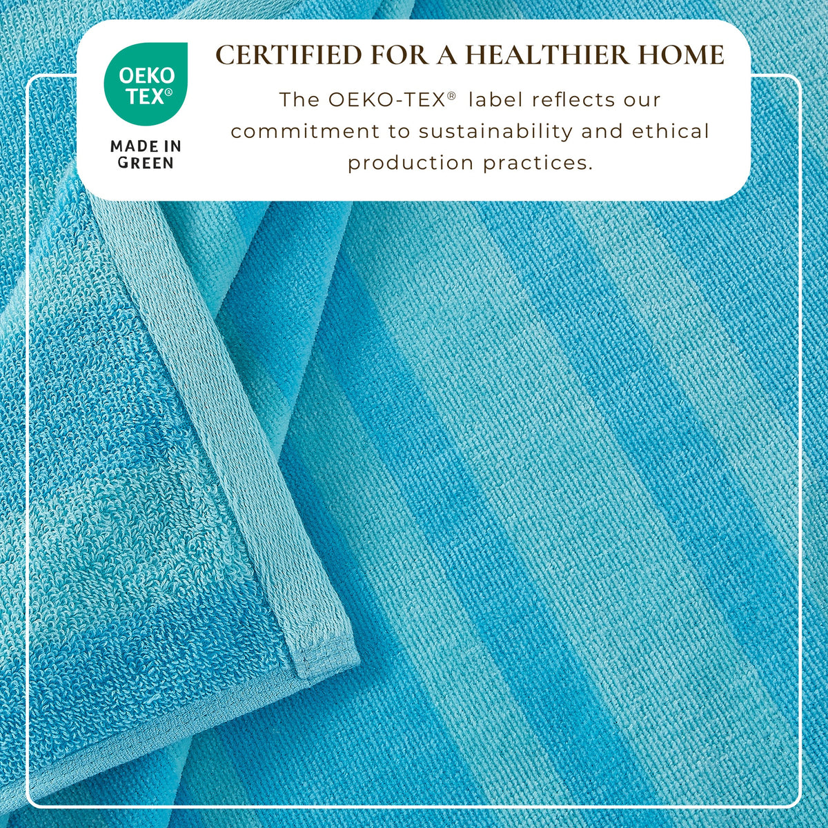Cotton Velour Beach Towel Set