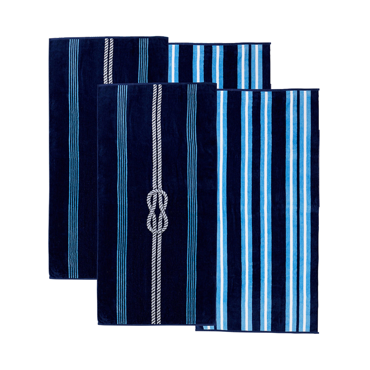 Cotton Velour Beach Towel Set