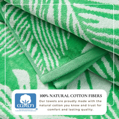 Cotton Velour Beach Towel Set